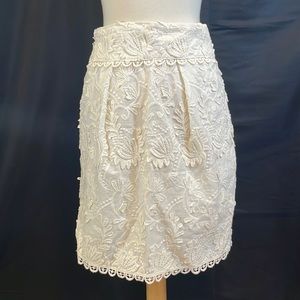 ZARA Woman Appliqué and Embroidered Skirt - XS